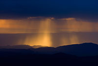 rain falling